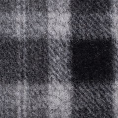 Small Gray/Ivory Bonded Lamb Leather and Felted Wool Small Gray/Ivory Bonded Lamb Leather and Felted Wool