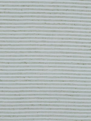 Green and White Bengal Striped Cotton Tweed Green and White Bengal Striped Cotton Tweed