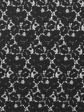 Graystone and Navy Floral Cotton Lace Graystone and Navy Floral Cotton Lace