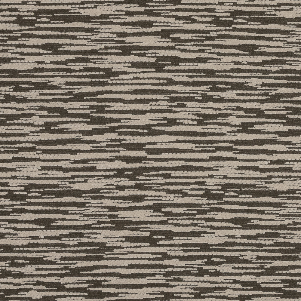 Beige and Olive Striated Wool Jacquard Beige and Olive Striated Wool Jacquard