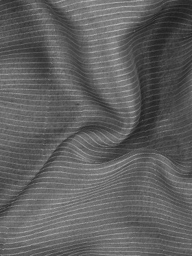 Gray/Silver Striped Polyester Chiffon Gray/Silver Striped Polyester Chiffon
