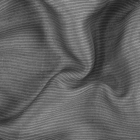 Gray/Silver Striped Polyester Chiffon Gray/Silver Striped Polyester Chiffon