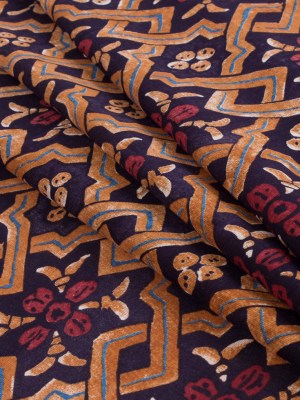 Mysterioso/Cashew Abstract Loosely Woven Cotton Print Mysterioso/Cashew Abstract Loosely Woven Cotton Print