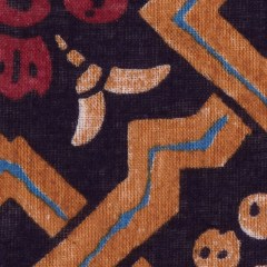 Mysterioso/Cashew Abstract Loosely Woven Cotton Print Mysterioso/Cashew Abstract Loosely Woven Cotton Print