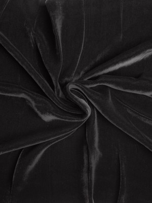 Soft Rayon-Silk Velvet – Black – Cicero Collection Soft Rayon-Silk Velvet – Black – Cicero Collection