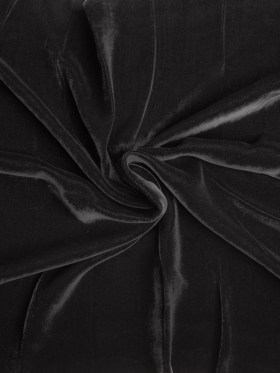 Soft Rayon-Silk Velvet – Black – Cicero Collection Soft Rayon-Silk Velvet – Black – Cicero Collection