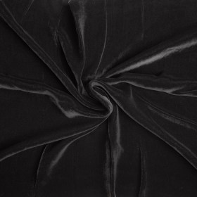 Soft Rayon-Silk Velvet – Black – Cicero Collection Soft Rayon-Silk Velvet – Black – Cicero Collection