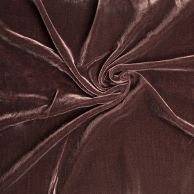 Soft Rayon-Silk Velvet – Fudge – Cicero Collection Soft Rayon-Silk Velvet – Fudge – Cicero Collection