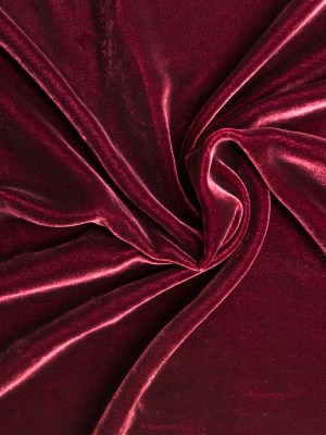 Soft Rayon-Silk Velvet – Sultan Red – Cicero Collection Soft Rayon-Silk Velvet – Sultan Red – Cicero Collection