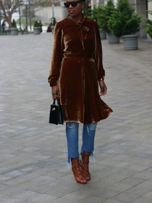 Soft Rayon-Silk Velvet – Rust Brown – Cicero Collection Soft Rayon-Silk Velvet – Rust Brown – Cicero Collection