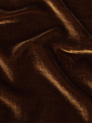 Soft Rayon-Silk Velvet – Rust Brown – Cicero Collection Soft Rayon-Silk Velvet – Rust Brown – Cicero Collection