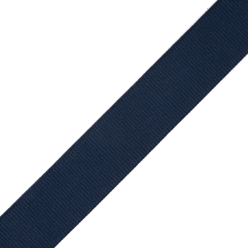 Navy Stretch Grosgrain Ribbon – 1″ Navy Stretch Grosgrain Ribbon – 1″