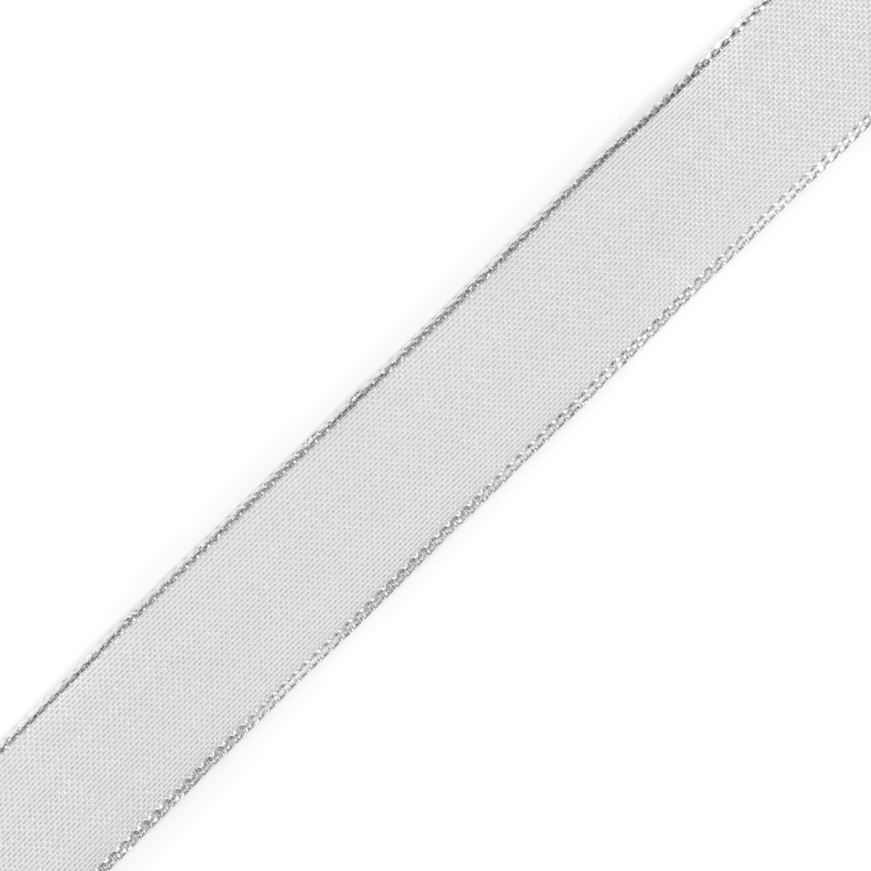 Silver Wire-Edge Ribbon – 1.5″ Silver Wire-Edge Ribbon – 1.5″