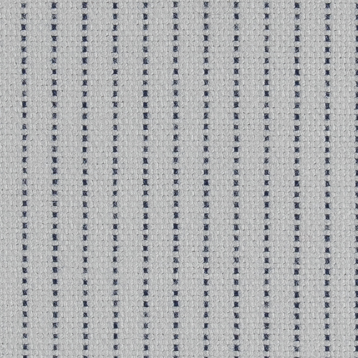 White/Black Pinstripes Cotton Shirting