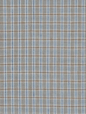 Blue/Brown Checkered Cotton Shirting Blue/Brown Checkered Cotton Shirting