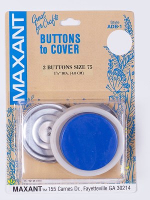 Maxant Button Cover Kit – Size 75 – 1.875″ Maxant Button Cover Kit – Size 75 – 1.875″
