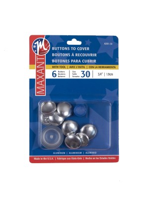 Maxant Button Cover Kit Size 30 – 6ct Maxant Button Cover Kit Size 30 – 6ct