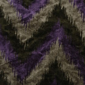 Purple Ikat Velvet Purple Ikat Velvet