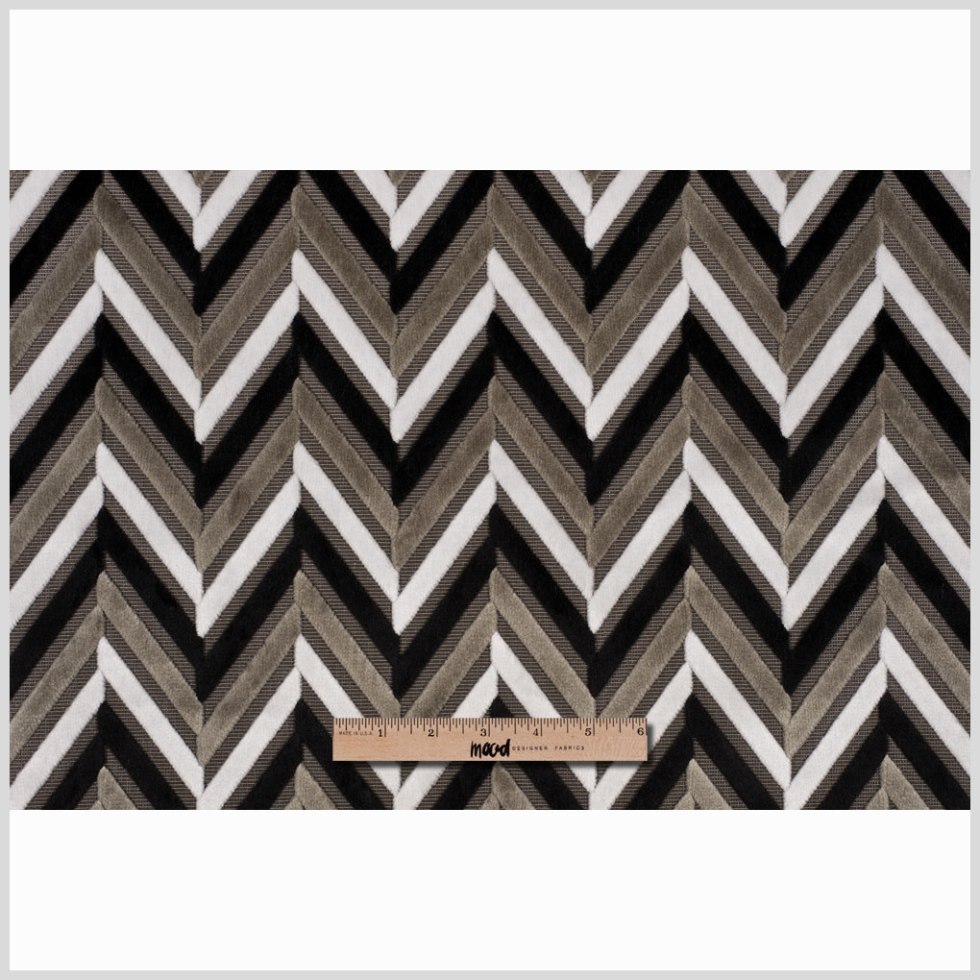 Black Geometric Velvet Black Geometric Velvet