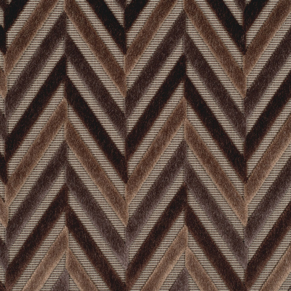 Brown Geometric Velvet Brown Geometric Velvet