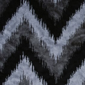 Black Ikat Velvet Black Ikat Velvet