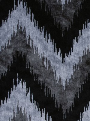 Black Ikat Velvet Black Ikat Velvet