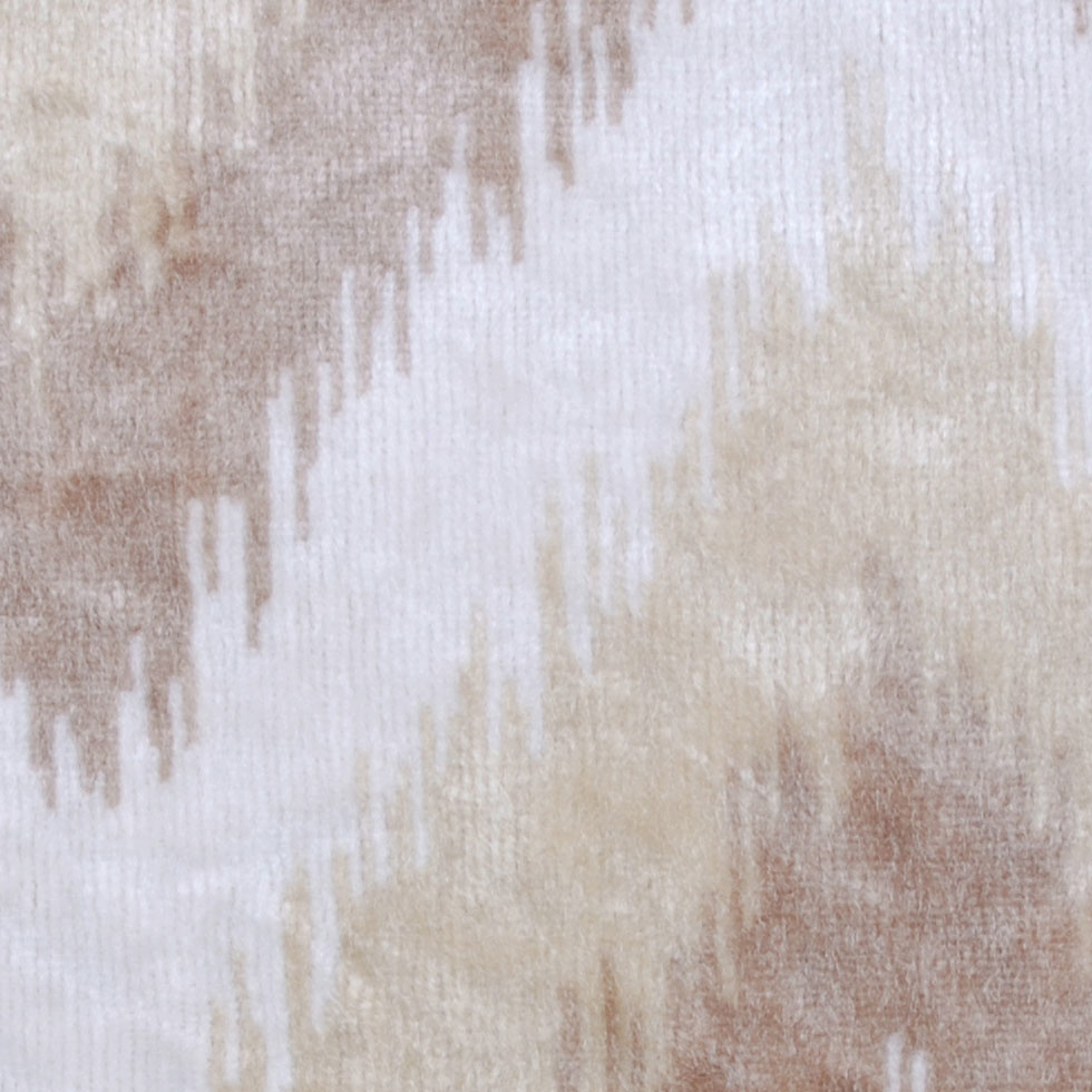 Beige Ikat Velvet Beige Ikat Velvet