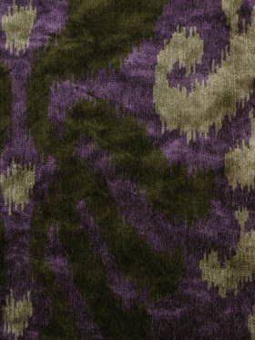 Purple Ikat Velvet Purple Ikat Velvet
