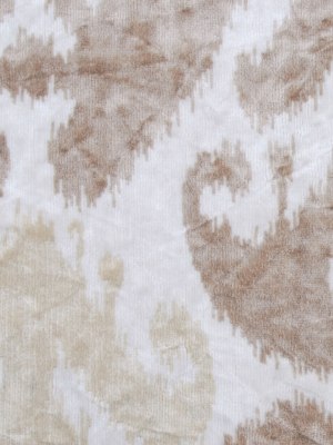Beige Ikat Velvet Beige Ikat Velvet