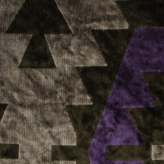 Purple Geometric Velvet Purple Geometric Velvet