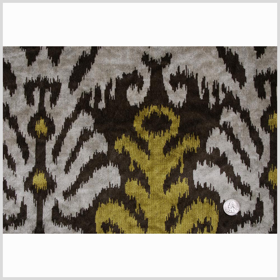 Green Ikat Velvet Green Ikat Velvet