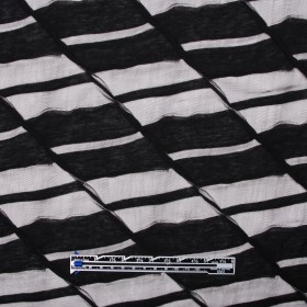 Black Rayon-Silk Novelty Knit Black Rayon-Silk Novelty Knit