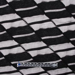 Black Rayon-Silk Novelty Knit Black Rayon-Silk Novelty Knit