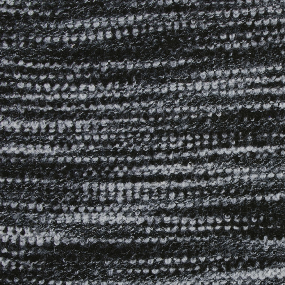 Sumptuous Black/Gray Italian Wool Sumptuous Black/Gray Italian Wool