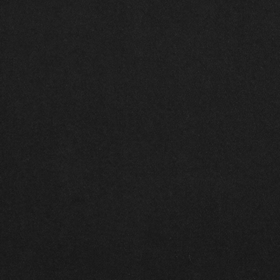 Italian Black Solid Cotton Suiting