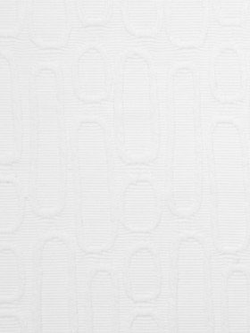 Italian White Geometric Modern Rayon Blend Italian White Geometric Modern Rayon Blend