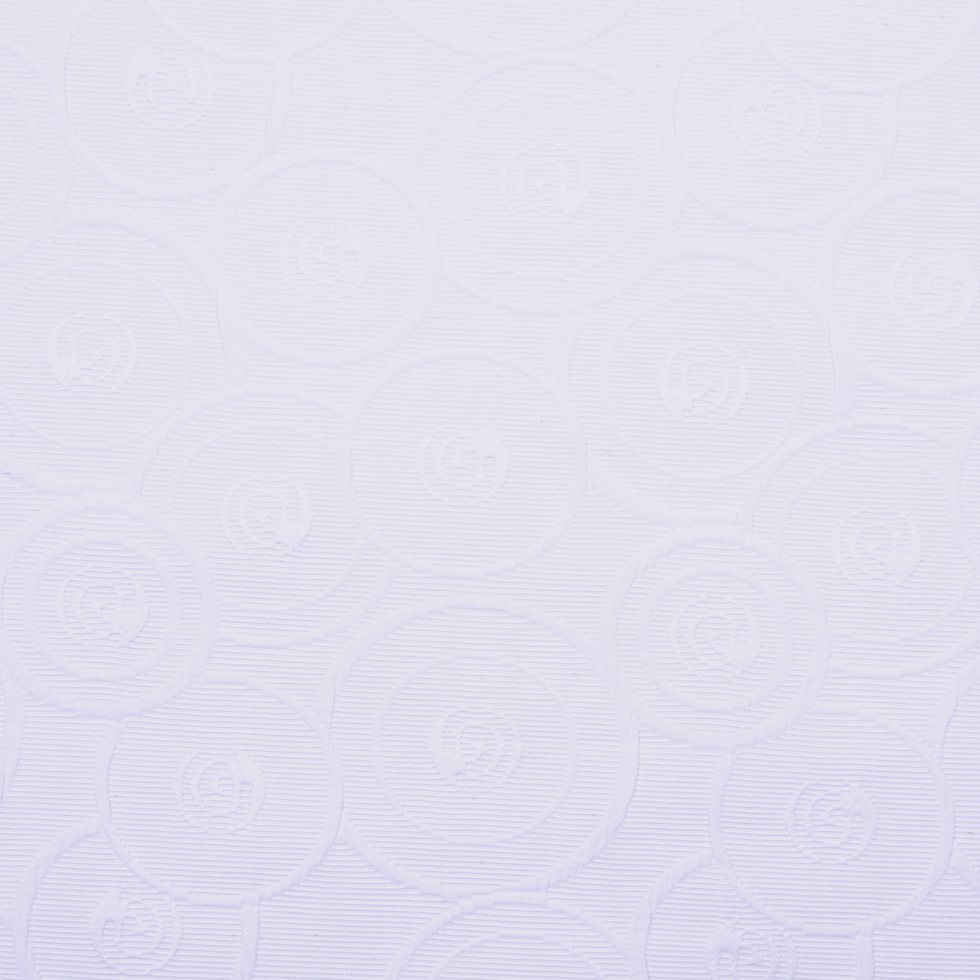 Italian White Geometric Modern Rayon Blend Italian White Geometric Modern Rayon Blend