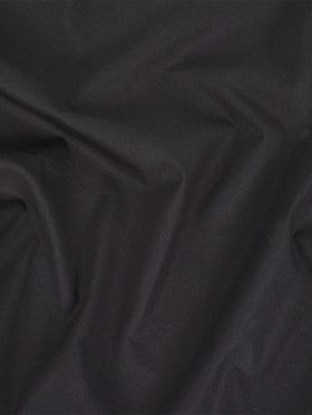 Italian Black Solid Cotton Shirting Italian Black Solid Cotton Shirting