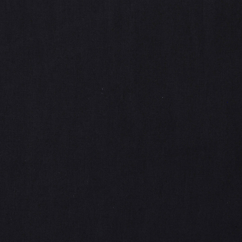 Italian Black Solid Cotton Shirting Italian Black Solid Cotton Shirting