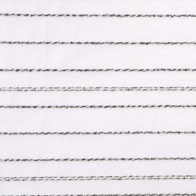 Italian Semi-Sheer White Striped Cotton-Blended Woven Italian Semi-Sheer White Striped Cotton-Blended Woven