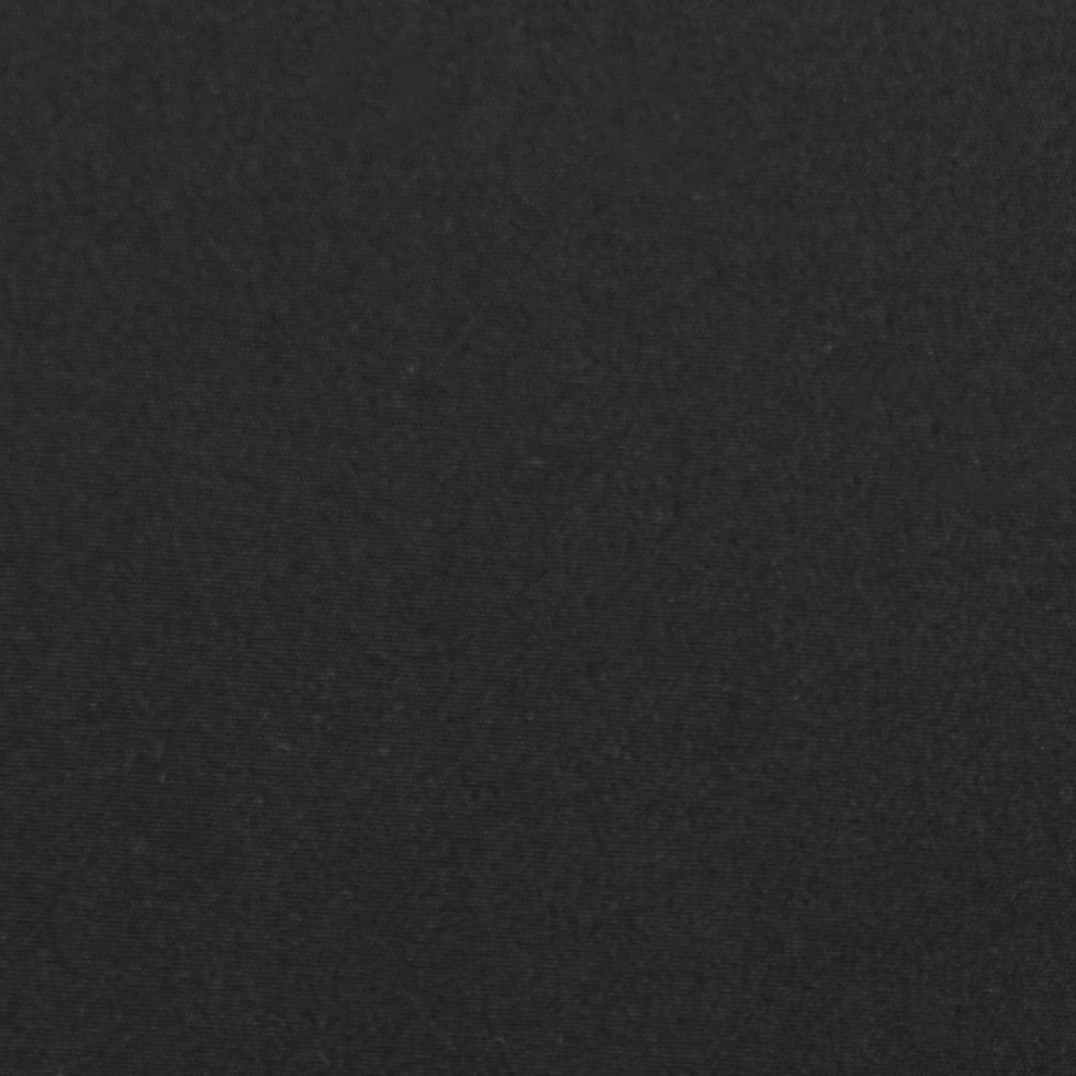 Italian Black Solid Stretch Cotton Blend Suiting Italian Black Solid Stretch Cotton Blend Suiting