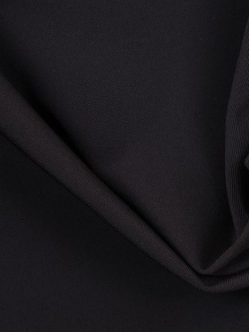 Black Solid Poly Gabardine Black Solid Poly Gabardine