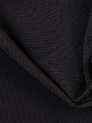 Black Solid Poly Gabardine Black Solid Poly Gabardine