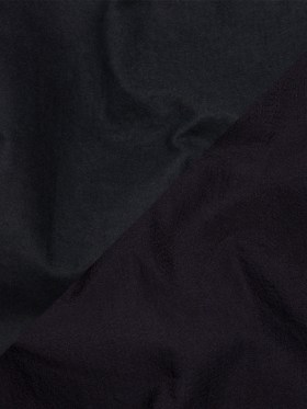 Navy Textured Polyester Woven Bonded to Gray Brushed Cotton Coating Navy Textured Polyester Woven Bonded to Gray Brushed Cotton Coating