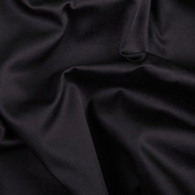 Black Lightweight Stretch Cotton Sateen Black Lightweight Stretch Cotton Sateen
