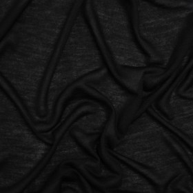 Lightweight Viscose and Silk Jersey – Black – Deadstock Lightweight Viscose and Silk Jersey – Black – Deadstock
