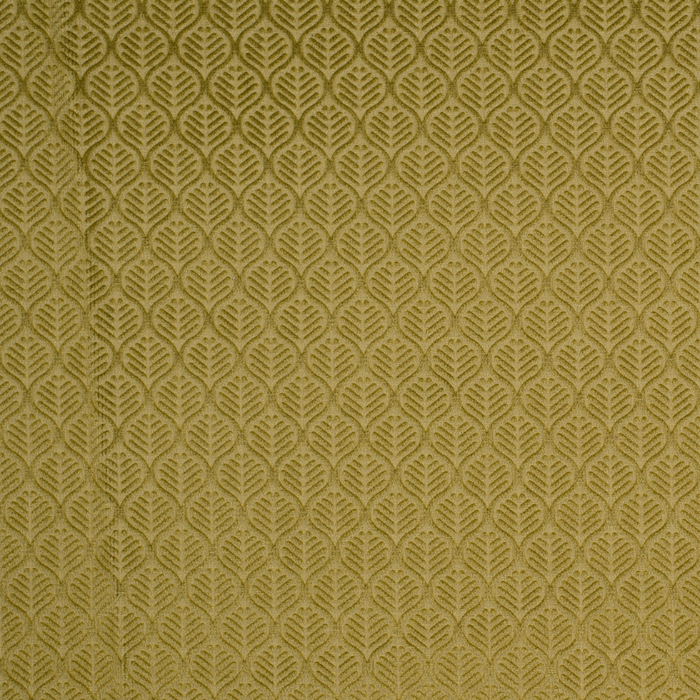 Chartreuse Geometric Imprint Velvet Chartreuse Geometric Imprint Velvet