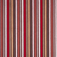 Multicolor Red Striped Velvet Multicolor Red Striped Velvet
