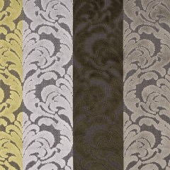 Browns and Chartreuse Striped/Floral Cut Velvet Browns and Chartreuse Striped/Floral Cut Velvet