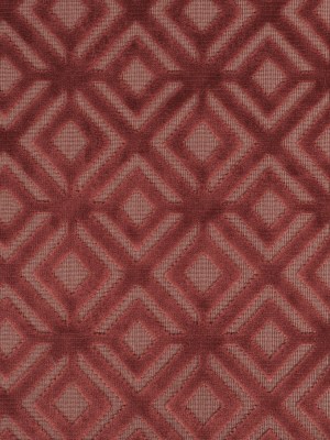 Rust Geometric Cut Velvet Rust Geometric Cut Velvet